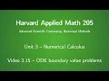 Harvard AM205 3 15 - ODE boundary value problems