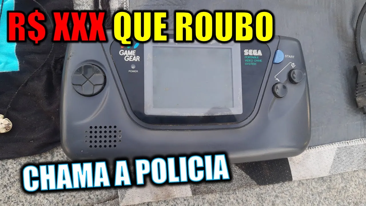 CAÇADA GAMER GAME GEAR INACREDITÁVEL O VALOR QUE ELA PEDIU CHAMA A POLICIA NA FEIRA DO ROUBO
