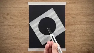The Distant Planet / Drawing white Oil Pastels 