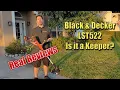Black Decker LST-522 20V Electric Trimmer Unboxing Real Review