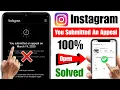 How To Fix You Submitted An Appeal Instagram 2025 You Submitted An Appeal Instagram Problem Solve