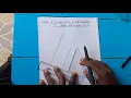 Construction of parallel line using a ruler and a set square