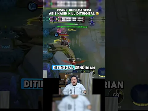 BAGASDC PRANK BUDI CADERA ABIS KASIH KILL DITINGGAL 😂 #mlbbidcreator #mobilelegends #mlbb