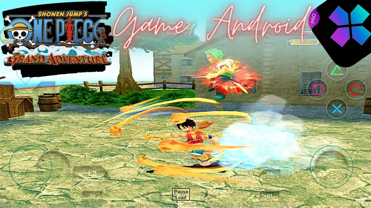 One Piece Grand Adventure PS2 Emulator Android - Damon PS2 PRO - One Piece Android Gameplay 2021