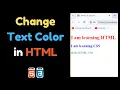 How to Change Text Color in HTML CSS 3 Ways to Change Text Color