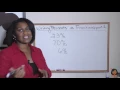 33 1 Writing percents as fractions part 1 for Saxon Math 76