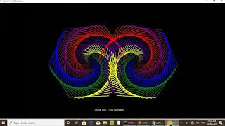 PYTHON CODING WONDERS - WONDERFUL GEOMETRICAL PATTERN USING PYTHON TURTLE GRAPHICS