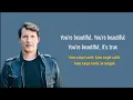 James Blunt - You're Beautiful ♪  (Lirik terjemahan)