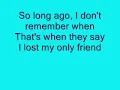 One Headlight by The Wallflowers (Lyrics)
