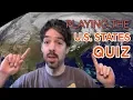 Playing the US States Quiz on Sporcle