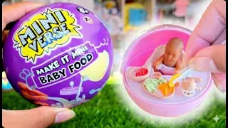 LOL Sürpriz & Miniverse Blind Box Açılımı! 🎀 Make It Mini Food!  Miniverse SpongeBob SURPRISE #asmr