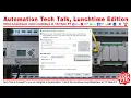 MciroLogix to Micro800: Automation Tech Talk for 9/4/25