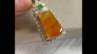 “缅甸禹顺翡翠”正在直播！风景无事牌❤️❤️