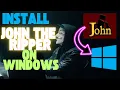 Install John the Ripper on Windows Powerful Password Cracking Tool