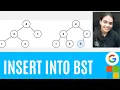 701 Insert into a Binary Search Tree Leetcode Code Dry Run Explanation of Concept