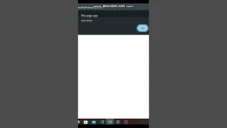 Alert Box Using Javascript