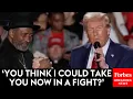 BREAKING NEWS Boxing Legend Tommy The Hitman Hearns Joins Trump On Stage At Detroit Rally