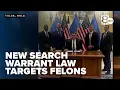 New Oklahoma search warrant law targets felons hiding in third-party homes