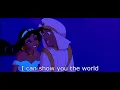 A Whole New World -- Aladdin -- (Lyrics)