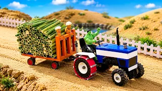 DIY Tractor Mini Making Cogwheel For Timber Truck | Fun Science Project