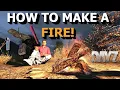 How to MAKE A FIRE in DayZ Beginner Crafting Guide for DayZ