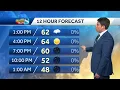 Clouds break for clear cool Football Friday Night