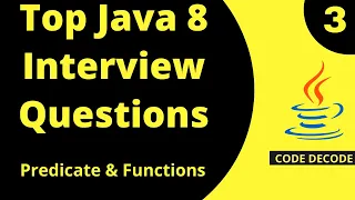 Java 8 Predicate Function Chaining Predicate Joining interview questions Live Demo Code Decode