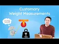 Customary Weight Measurements - How To Measure and Convert Ounces Pounds and Tons