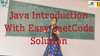 Java Introduction Leet Code Java SNS INSTITUTIONS