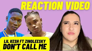 just vibes reactions lil kesh ft zinoleesky dont call me video 