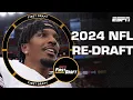 Mel Kiper Field Yates RE-DRAFT 2024 NFL Draft Class First Draft