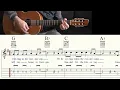 (SITTING ON) THE DOCK OF THE BAY | OTIS REDDING | Complete | Guitar Lesson | TAB & Sheet Music