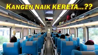 sensasi naik kereta argo bromo anggrek kelas eksekutif asmrkereta relaxing train sound