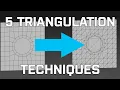 3Ds Max - 5 Techniques to Triangulate your Mesh