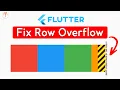 Flutter Tutorial - Fix Row Overflow 2022 Wrap Scroll