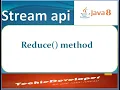 04 Reduce method in Stream Api