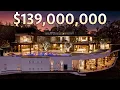 Touring a 139 000 000 LA Mega Mansion With a BATMAN Style Garage
