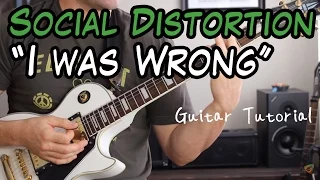 Download SOCIAL DISTORTION - I WAS WRONG - GUITAR LESSON MP3