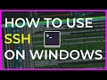 How to use SSH to connect to another computer