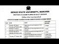 Update on BSU Admission Freshers registration and Academic Calendar for Academic Session