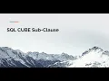 SQL GROUP BY CUBE Sub-Clause Tutorial