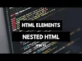 HTML - HTML Elements Nested Empty html html tips