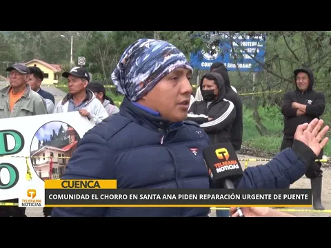 Comunidad el Chorro en Santa Ana piden reparación urgente de puente