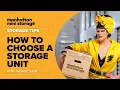 How to Choose a Storage Unit - Manhattan Mini Storage