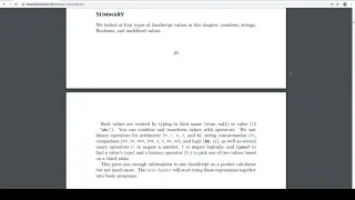 Eloquent JavaScript Read-Along - Values Types and Operators