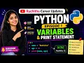 Python For Beginners Introduction Variables Ep 1 Ruchitha Maam