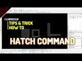 LibreCAD How To Use Hatch Command
