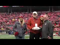 Columbus Dispatch sports reporter Tim May honored at Ohio State Game