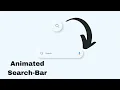 How to Create an Animated Search Bar HTML CSS JavaScript Search Bar