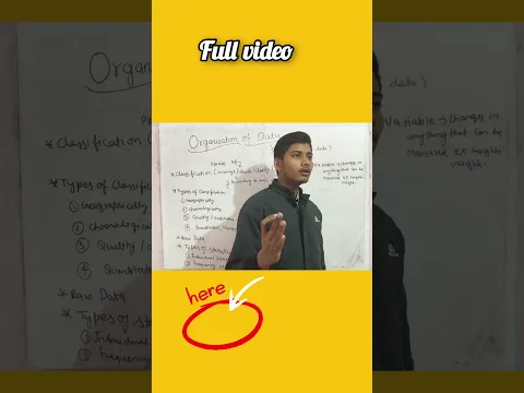 Classification Of Data Explained In Very Easy Way 😜#shorts